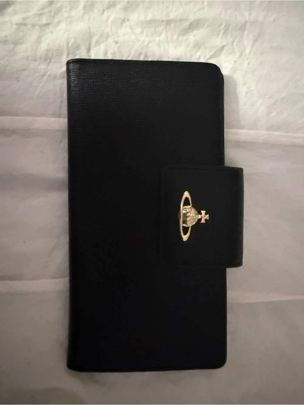 Vivienne Westwood Black Orb Logo Wallet